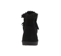 BABY'S SHOES SUEDE BLACK BOOTS ANNIE-16KA