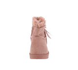 BABY'S SHOES SUEDE PINK BOOTS ANNIE-16KA