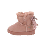 BABY'S SHOES SUEDE PINK BOOTS ANNIE-16KA