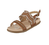 KID'S SHOES TAN PU LEATHER SANDALS ANYA-9K