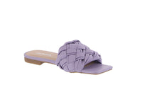 WOMAN'S SHOES LAVENDER PU SANDALS APRON