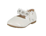 KID'S SHOES WHITE PU/CHAROL FLATS BB3-203IS