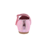 BABY'S SHOES PINK GLITTER FLATS BEBE