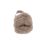 WOMAN'S SLIPPERS LIGTH TAUPE FLUFF BEN-1