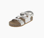 KID'S SHOES WHITE PU LEATHER SANDALS BERK-18K