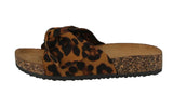 KID'S SHOES LEOPARD SUEDE SANDALS BERK-24K