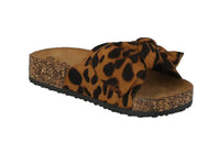 KID'S SHOES LEOPARD SUEDE SANDALS BERK-24K