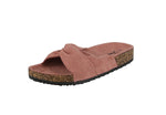 WOMAN'S SHOES MAUVE SUEDE SANDALS BERK-25