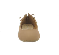 KIDS SHOES TAN PU LEATHER FLATS BERLINE-1K