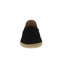 WOMAN'S SHOES BLACK SUEDE SLIP ON SNEAKER FLAT BETTY