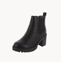 WOMAN'S SHOES BLACK PU BOOTIES BIANCA-66