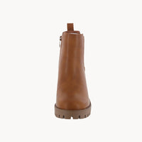 WOMAN'S SHOES TAN PU BOOTIES BIANCA-66