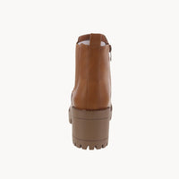 WOMAN'S SHOES TAN PU BOOTIES BIANCA-66