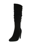 WOMAN'S SHOES BLACK SUEDE BOOTS BIEBER-1