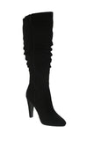 WOMAN'S SHOES BLACK SUEDE BOOTS BIEBER-1