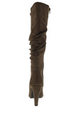 WOMAN'S SHOES TAUPE SUEDE BOOTS BIEBER-1