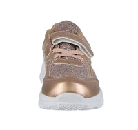 KID'S SHOES CHAMPAGNE/PU GLITTER TENNIS SNEAKERS BK-41KSM