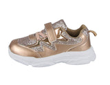 KID'S SHOES CHAMPAGNE/PU GLITTER TENNIS SNEAKERS BK-41KSM