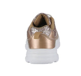 KID'S SHOES CHAMPAGNE/PU GLITTER TENNIS SNEAKERS BK-41KSM