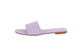 WOMAN'S SHOES PURPLE PU SANDALS BROOK-5