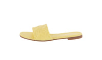 WOMAN'S SHOES YELLOW PU SANDALS BROOK-5