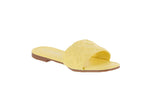 WOMAN'S SHOES YELLOW PU SANDALS BROOK-5