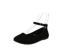 WOMAN'S SHOES BLACK NUB FLATS BRUCE-16