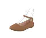 WOMAN'S SHOES TAN NUB FLATS BRUCE-16