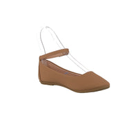 WOMAN'S SHOES TAN NUB FLATS BRUCE-16