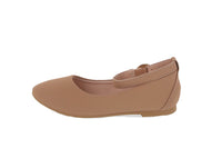 KID'S SHOES TAN NUB FLATS BRUCE-16K