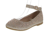 KID'S SHOES CHAMPAGNE GLITTER FLATS BRUCE-1K