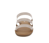 WOMAN'S SHOES CREAM PAT SANDALS CALA