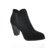 WOMAN'S SHOES BLACK SUEDE BOOTIES CAMILA-16