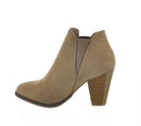 WOMAN'S SHOES TAUPE SUEDE BOOTIES CAMILA-16