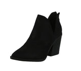 WOMAN'S SHOES BLACK SUEDE BOOTIES CAMRYN