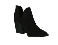 WOMAN'S SHOES BLACK SUEDE BOOTIES CAMRYN