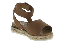 BABY'S SHOES TAN NUB WEDGE SANDAL CANDIDE-1A