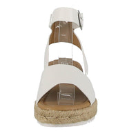 KID'S SHOES WHITE PU WEDGE SANDAL CANDIDE-1K