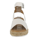 KID'S SHOES WHITE PU WEDGE SANDAL CANDIDE-1K