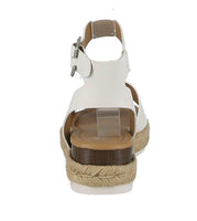 KID'S SHOES WHITE PU WEDGE SANDAL CANDIDE-1K