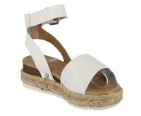 KID'S SHOES WHITE PU WEDGE SANDAL CANDIDE-1K