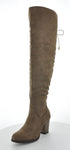 WOMAN'S SHOES TAUPE SUEDE BOOTS CARMEN-10