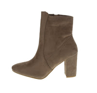 WOMAN'S BOOTIES TAUPE SUEDE CARRIS-1