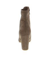 WOMAN'S BOOTIES TAUPE SUEDE CARRIS-1