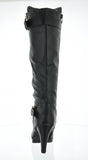 WOMAN'S SHOES BLACK PU BOOTS CECI-14