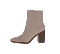 WOMAN'S BOOTIES IVORY PU CHER-1