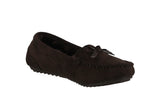 WOMAN'S SHOES BROWN SUEDE  CHERRY-622