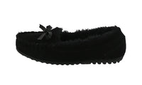 KID'S SHOES BLACK SUEDE DOCKSIDE CHERRY-522