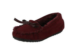 KID'S SHOES WINE SUEDE DOCKSIDE CHERRY-522