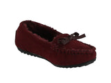 KID'S SHOES WINE SUEDE DOCKSIDE CHERRY-522